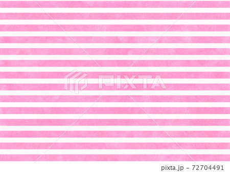 濃いピンクと白の太ボーダー背景のイラスト素材