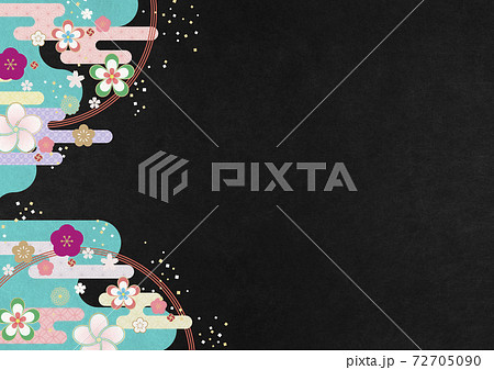 伝統的な和柄模様(和紙テクスチャ) 伝統的な和柄模様(和紙テクスチャ) 72705090