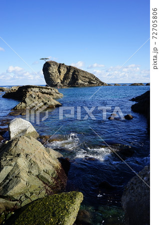 冬の岩泉茂師海岸 松島 冬の岩泉茂師海岸 松島 72705806