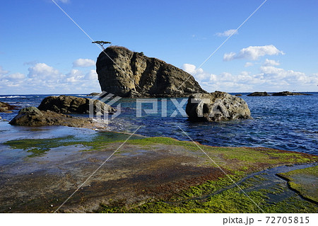 冬の岩泉茂師海岸　松島 72705815