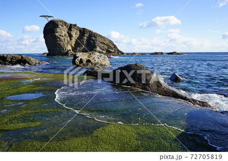 冬の岩泉茂師海岸　松島 72705819