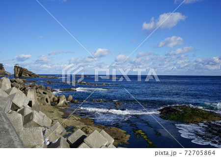 冬の岩泉茂師海岸 松島 冬の岩泉茂師海岸 松島 72705864