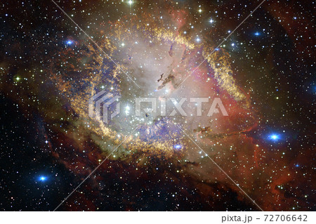 Nebula, cluster of stars in deep space. Elements of this image furnished by NASA 72706642