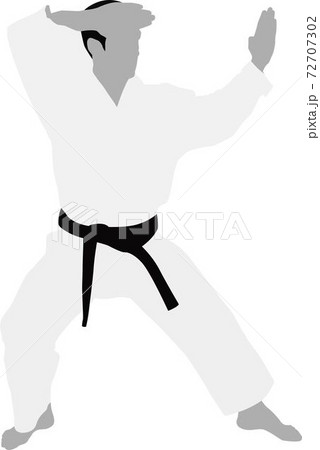 空手のイラスト素材