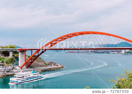 音戸の瀬戸　瀬戸内海 72707350