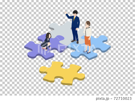 Teamwork / roles / human resources / business scene 72710023