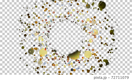 CG party sphere that spreads in a circle 72711079