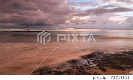 Seascape at lighthouse beacon in Khao lak, Phang nga 72713311