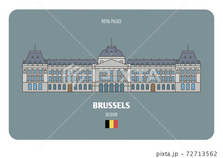 Royal Palace in Brussels, Belgium 72713562