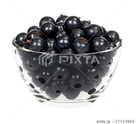 currant berries in a cup of glass 72713664