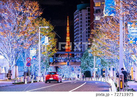 《東京都》六本木・冬のイルミネーション 《東京都》六本木・冬のイルミネーション 72713975