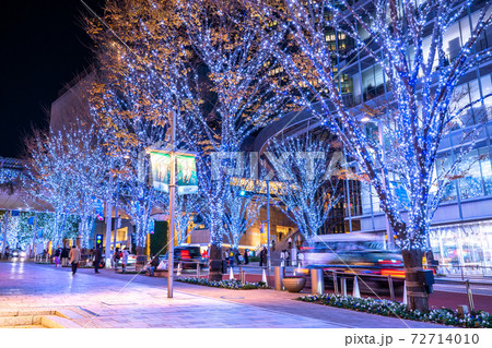《東京都》六本木・冬のイルミネーション 72714010