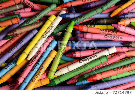 Crayons Full Frame Background Crayons Full Frame Background 72714797