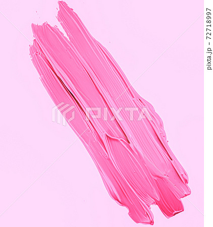 Pink brush stroke or makeup smudge closeup, beauty cosmetics and lipstick texture Pink brush stroke or makeup smudge closeup, beauty cosmetics and lipstick texture 72718997