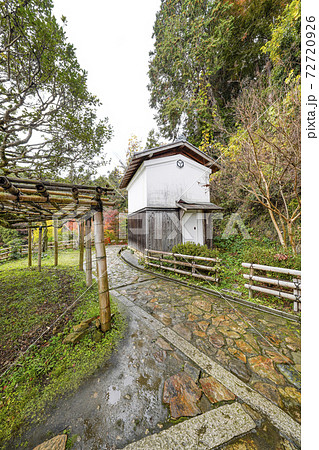 竹生島宝厳寺　三重塔への参道 72720926