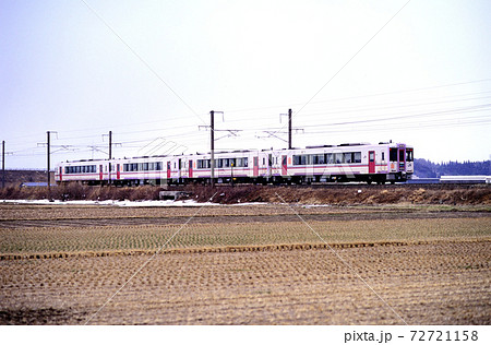 1997年 秋田平野を走るL特急秋田リレー号 1997年 秋田平野を走るL特急秋田リレー号 72721158