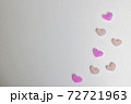 ハートいっぱいの背景素材 72721963