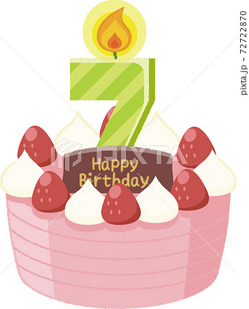 バースデーケーキ 72722870