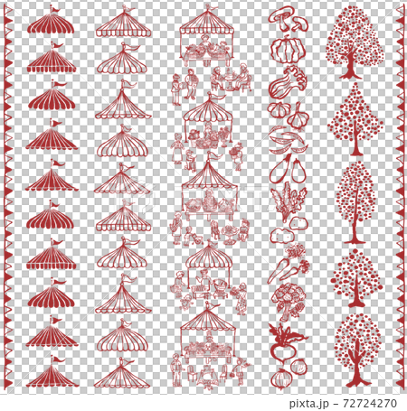 Marche frame vertical line ad illustration Marche frame vertical line ad illustration 72724270