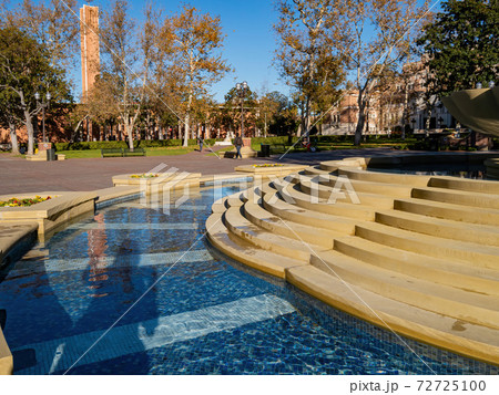 Afternoon sunny view of the Patsy and Forrest Shumway Fountain Afternoon sunny view of the Patsy and Forrest Shumway Fountain 72725100