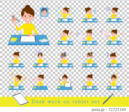 studying, female, lady 72725160