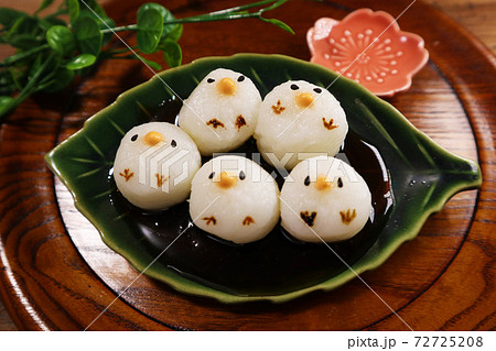 文鳥白玉だんご　作ってみた　ハンドメイド 72725208