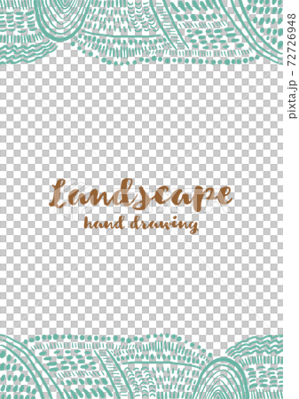 Hand drawn background frame 03 - Stock Illustration [72726948] - PIXTA