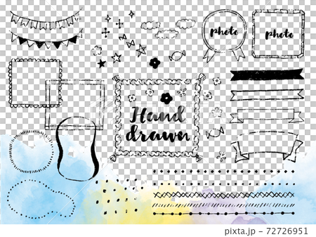 手繪線描插圖 72726951