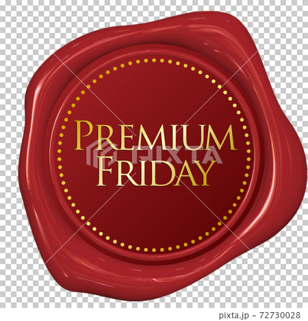 高級星期五紅色天花板蠟風格會徽矢量插圖背景透明 高級星期五紅色天花板蠟風格會徽矢量插圖背景透明 72730028