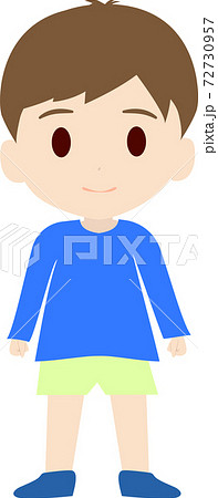 可愛い男の子供のイラスト 可愛い男の子供のイラスト 72730957