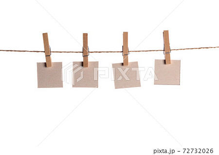Blank paper notes on white 72732026