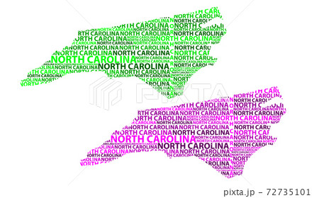North Carolina map 72735101