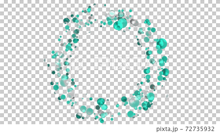 CG party sphere that spreads in a circle 72735932