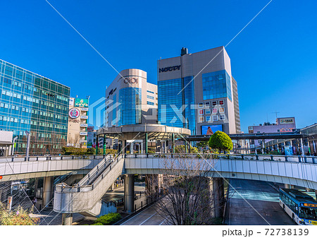 日本の川崎都市景観 溝の口駅(武蔵溝ノ口駅)前などを望む 日本の川崎都市景観 溝の口駅(武蔵溝ノ口駅)前などを望む 72738139