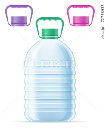 Plastic Bottle For Drinking Water Transparent のイラスト素材 Plastic Bottle For Drinking Water Transparent のイラスト素材