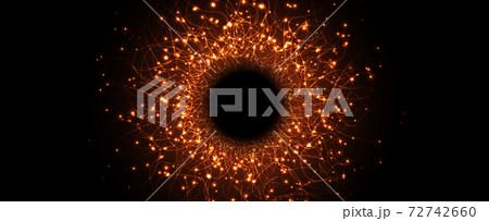 Quantum processing. Deep learning artificial intelligence. Future new technology  for business or science presentation 72742660