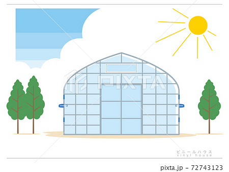 ビニールハウスbのイラスト素材