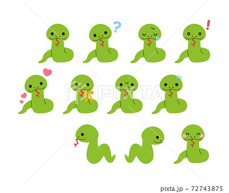 蛇イラスト素材 Snake Illustration Materialのイラスト素材