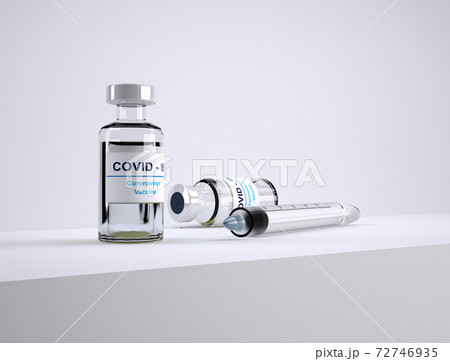 covid 19 vaccine 3d rendering for medicine conten 72746935