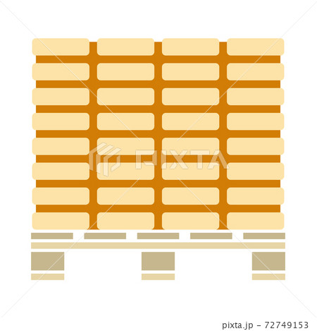 Icon Of Construction Pallet Icon Of Construction Pallet 72749153
