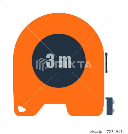 Icon Of Constriction Tape Measure Icon Of Constriction Tape Measure 72749154