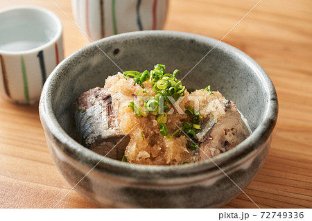 鯖の水煮のみぞれ煮 鯖の水煮のみぞれ煮 72749336