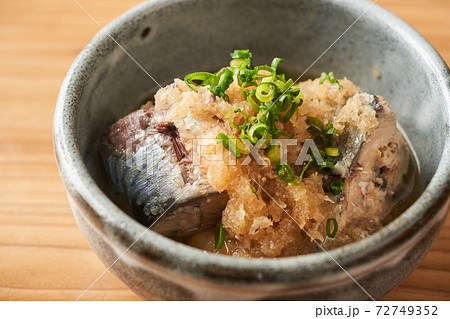鯖の水煮のみぞれ煮 鯖の水煮のみぞれ煮 72749352