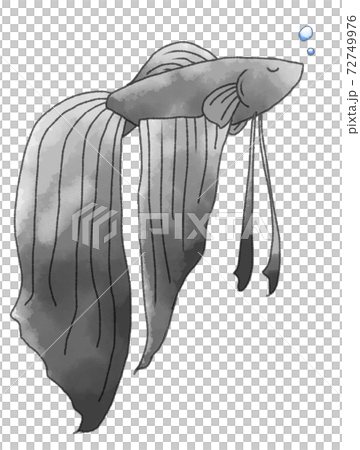 寝ているオスベタ 黒色 のイラスト素材