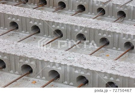 Metal reinforcement grid - Reinforced concrete preparation Metal reinforcement grid - Reinforced concrete preparation 72750467