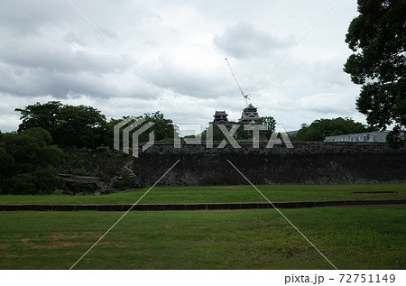 熊本城_二の丸広場から 熊本城_二の丸広場から 72751149