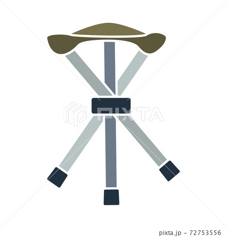 Icon Of Fishing Folding Chair 72753556