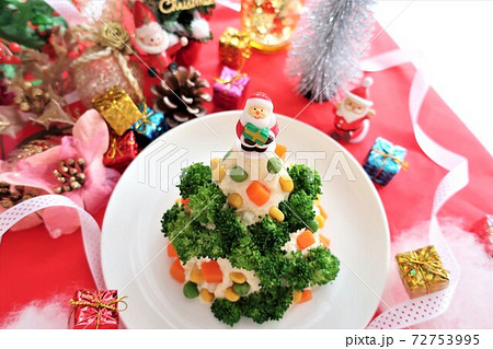 笑顔になるポテトサラダツリー クリスマスイメージ 笑顔になるポテトサラダツリー クリスマスイメージ 72753995