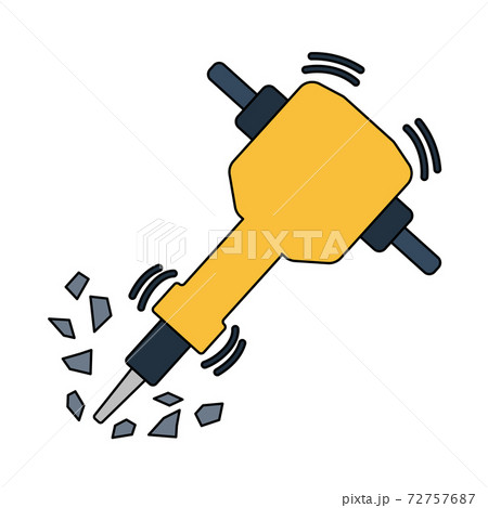 Icon Of Construction Jackhammer Icon Of Construction Jackhammer 72757687