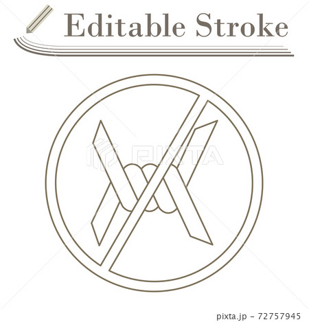 Barbed Wire Icon 72757945